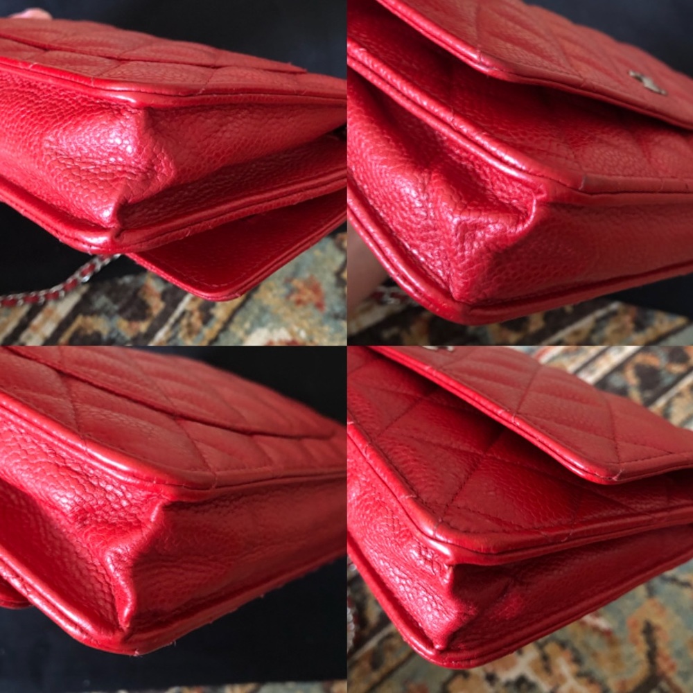 SOLD** Chanel WOC Wallet on Chain Caviar Flap - Picture 6 of 8